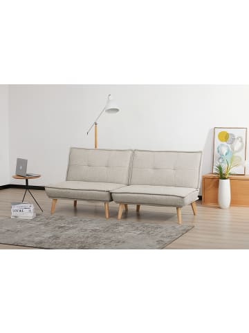 home24 Schlafsofa Trimnell in Hellgrau