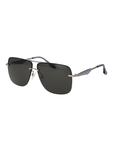 Trussardi Herren Sonnenbrillen Quadrat Silber