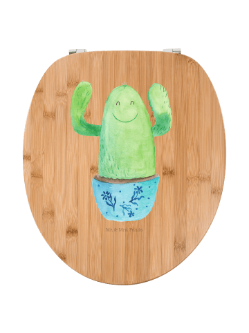 Mr. & Mrs. Panda WC Brille Kaktus Happy ohne Spruch in Braun