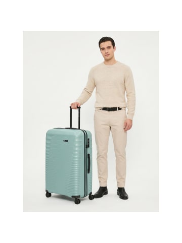 Farmhood Straw Edition 4 Rollen Trolley 77 cm mit Dehnfalte mint