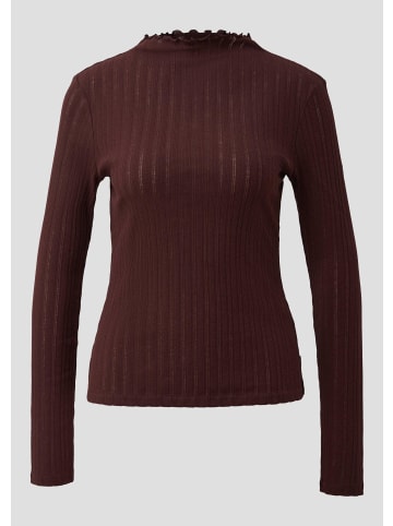 QS T-Shirt in 4925_bordeaux