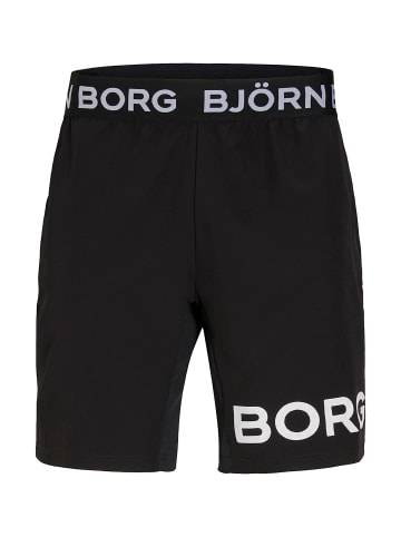 Björn Borg Trainingshose 'Borg Shorts' in schwarz