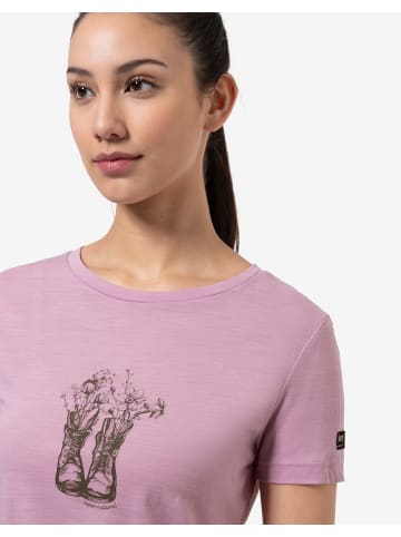 super.natural Merino T-Shirt in rosa