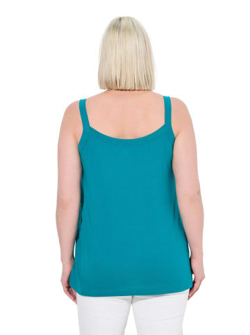 Ulla Popken Strick-Top in klassisch petrol