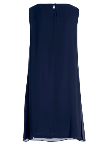 BETTY & CO Chiffonkleid im Layer Look in Dunkelblau