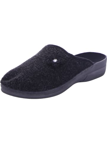 Scandi Pantoffel in schwarz