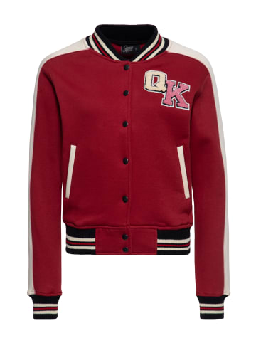 Queen Kerosin Queen Kerosin Collegejacke I Don't Care in bordeaux