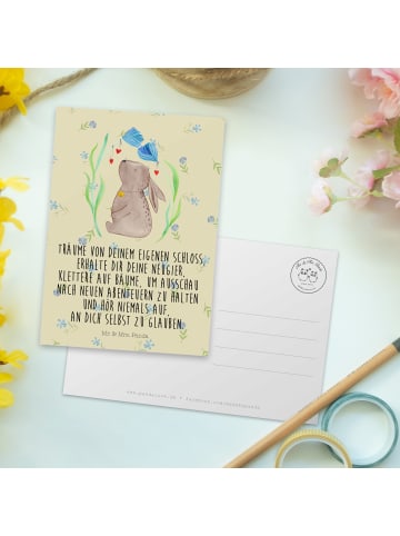 Mr. & Mrs. Panda Wanddeko Hase Blume mit Spruch in Blumig