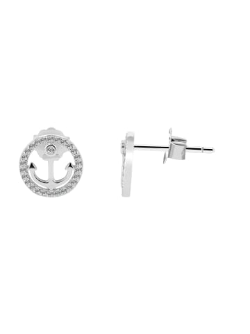 Adeliás Damen Ohrringe – Ohrstecker aus 925 Silber in silber