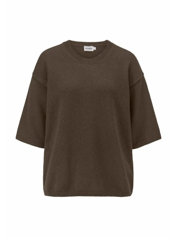 Hessnatur Strick Pullover Oversize in vintage oliv