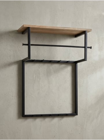 KADIMA DESIGN Wandgarderobe | Mango Massiv, 60x76x26cm, Kleiderstange