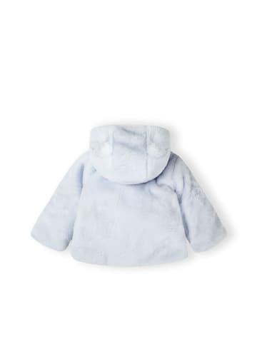 Minoti Fellimitatjacke 25BABYFUR9 in hellblau