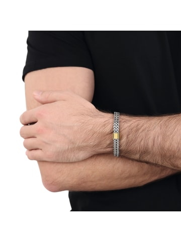 Amor Armband Edelstahl, IP Gold in Bicolor