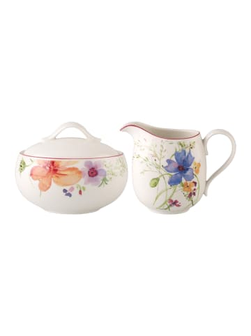 Villeroy & Boch 2er Set Milch- und Zucker-Set Mariefleur Basic bunt in bunt