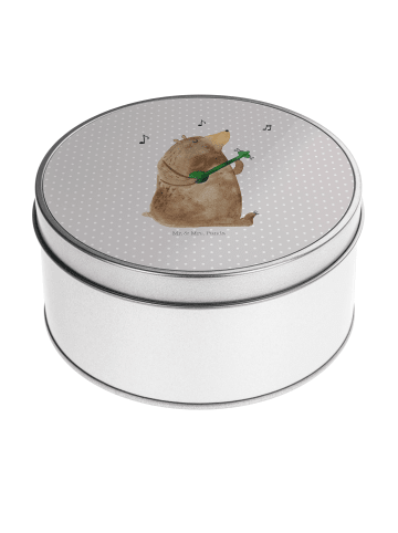 Mr. & Mrs. Panda zuckerdose Bär Gitarre ohne Spruch in Grau Pastell