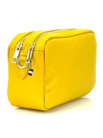 Florence Florence Umhängetasche Leder gelb ca. 22cm