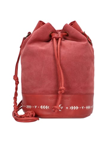 Cowboysbag Beuteltasche Leder 22 cm in red