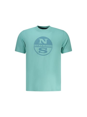 North Sails Blau Baumwolle Herren T-Shirt