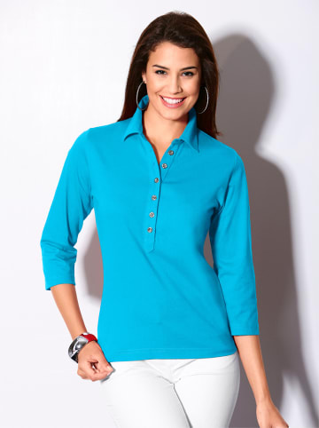 WITT WEIDEN Poloshirt in aqua