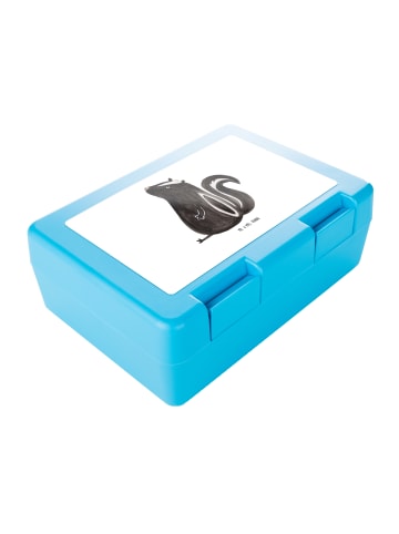 Mr. & Mrs. Panda Bentobox Stinktier Sitzen ohne Spruch in Weiß