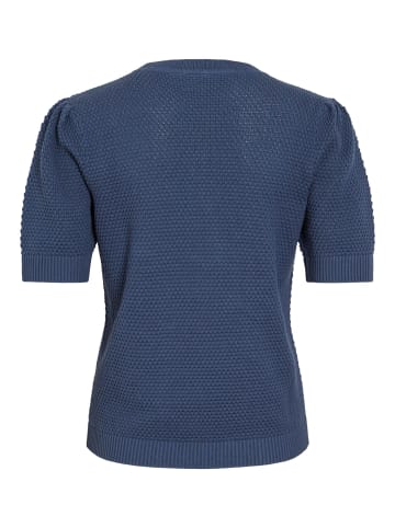 Vila Strickoberteil in Vintage Indigo