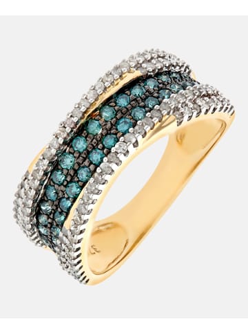 Diamant L'éternel Eternity-Ring aus 375 Gelbgold mit Diamant
