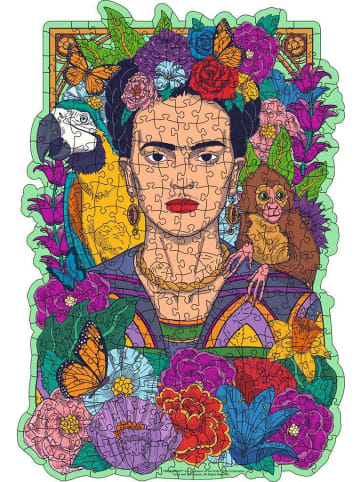 Ravensburger Puzzle 300 Teile WOODEN Puzzle - Frida Kahlo - konturgeformtes Holzpuzzle mit 300 Teilen Ab 12 Jahre in bunt