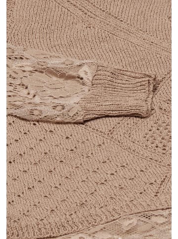 paino Damen Strickpullover in Taupe