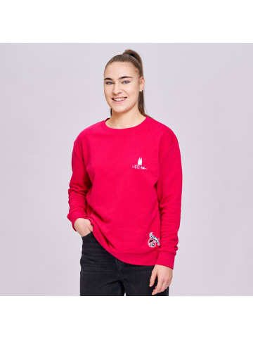 Fußballverein 1. FC Köln Pullover "Sweatshirt Magnolienweg" in Rot