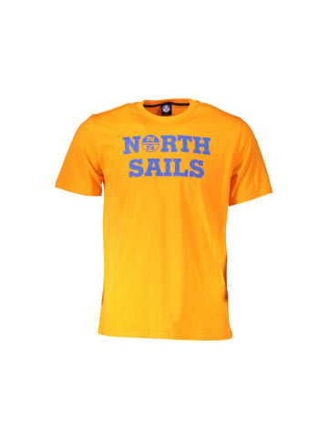 North Sails Orange Baumwoll-T-Shirt