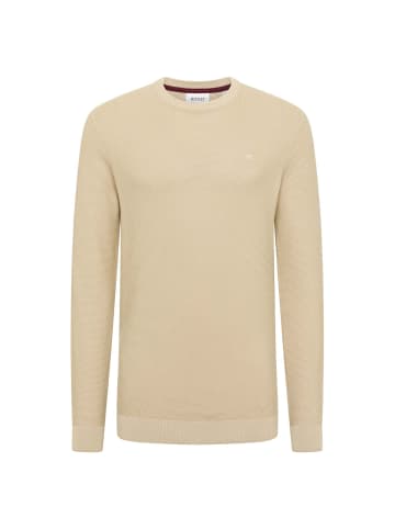 Mustang Strickpullover in Hellgrau
