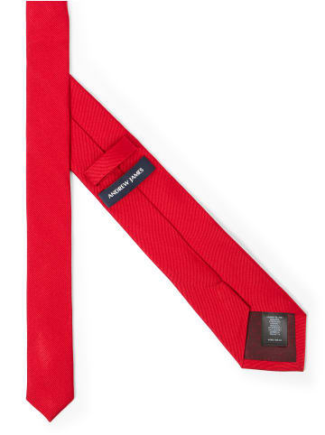 Andrew James Krawatte in rot - 0001
