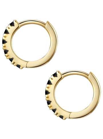 Glanzstücke München Ohrringe aus Sterling Silber mit Zirkonia in gelbgold