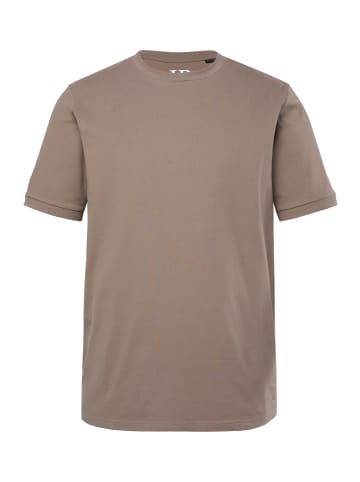 JP1880 Kurzarm T-Shirt in braun grau