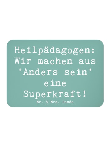 Mr. & Mrs. Panda Kühlschrankmagnet Spruch Heilpädagogin Superkra... in Meeresbrise