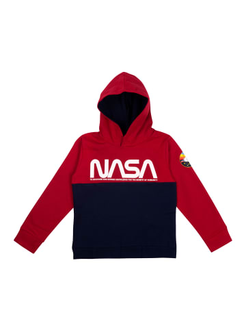Nasa NASA Hoodie Kapuzenpullover in blau/rot