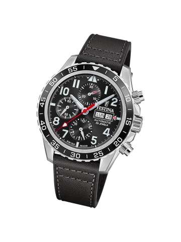 Festina Multifunktion-Armbanduhr Festina Swiss Made schwarz extra groß (ca. 45,8mm)