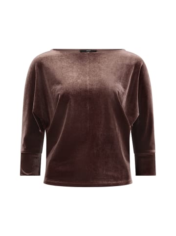 Zero  Halbarm-Shirt mit Fledermausärmeln in Black Coffee