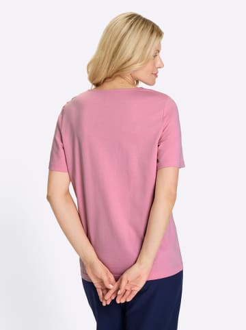 Sieh an! Kurzarm-Shirt in altrosa