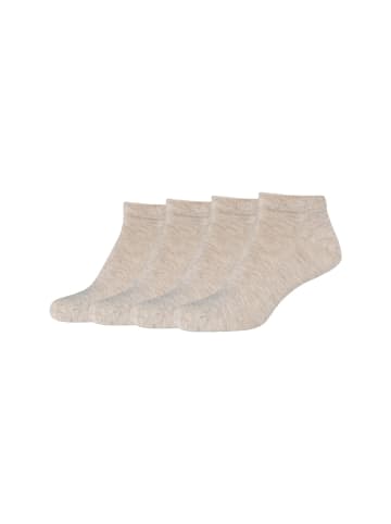 camano Sneakersocken 4er Pack ca-soft in nature melange