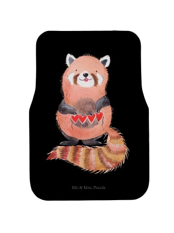 Mr. & Mrs. Panda Fußmatte Fürs Auto Roter Panda ohne Spruch in Schwarz