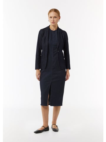 comma Kleid lang in Blau