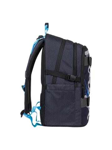BAAGL 5-tlg. Set: Schulrucksack Skate in Violett Bluelight