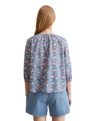 Marc O'Polo DENIM Print-Bluse relaxed in Medium Blue