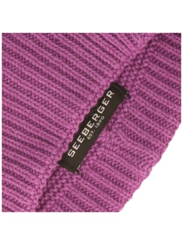Seeberger Strickmütze in rosa