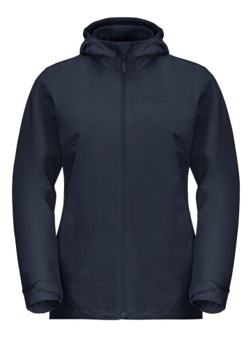 Jack Wolfskin Regenjacke, Funktionsjacke MOONRISE 3IN1 JKT in Blau