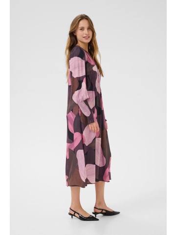 CULTURE Kleid CUdana Relaxed fit in Pale/Brown Art