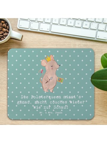 Mr. & Mrs. Panda Mouse Pad Polsterei Präzision mit Spruch in Meeresbrise