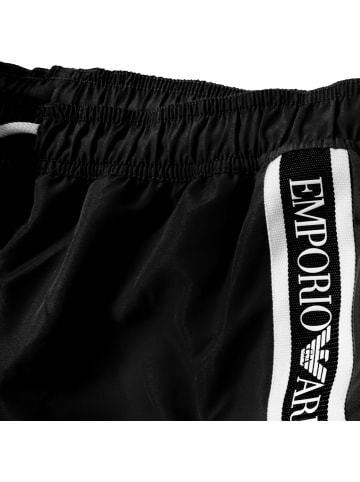 Emporio Armani Boxer Beachwear in Schwarz