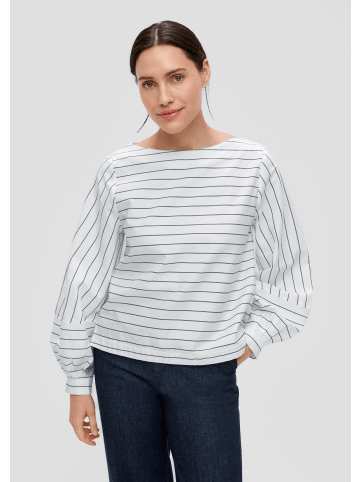 s.Oliver BLACK LABEL Bluse langarm in Weiß